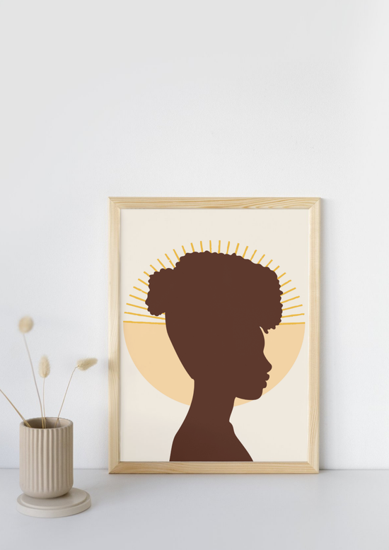 Radiant Sun Silhouette